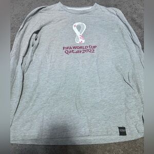 FIFA World Cup Qatar 2022 Gray Long Sleeve Tee